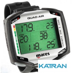 Декомпрессиметр для дайвинга Mares Quad Air