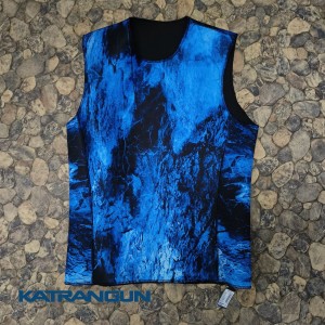 Неопренова майка для плавання KatranGun без рукавів Ocean 3D 3мм Lycra/\Superstretch