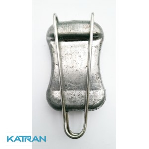 Быстросъёмный груз для буя 1 кг; закруглённый; с D-кольцом