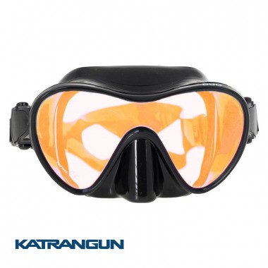 Маска Marlin Frameless Duo з помаранчевим склом