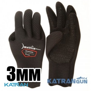 Перчатки із неопрену Marlin Ultrastretch Black