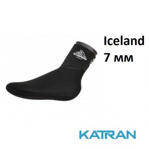 Носки неопреновые сухие Scorpena Iceland 7 мм