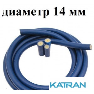 Тяги на арбалет в бухтах Prime Line (на метраж); 14 мм; прозора у синій оболонці