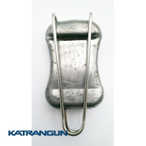 Швидкознімний вантаж для буя 1 кг; закруглений; с D-кільцем