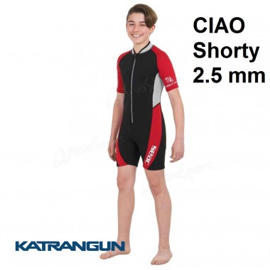 Гидрокостюм короткий для детей и подростков Seac Sub Ciao Kid Shorty 2,5 мм