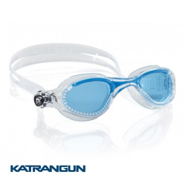 Окуляри для тренувань Cressi Sub Flash прозоро-сині; блакитне скло