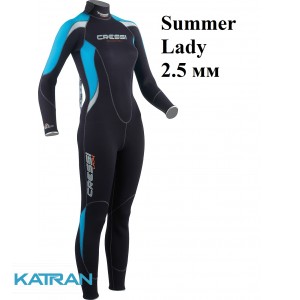 Женский гидрокостюм для плавания Cressi Sub Summer 2,5 мм
