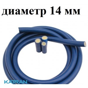 Тяги на арбалет в бухтах Prime Line (на метраж); 14 мм; прозора у синій оболонці
