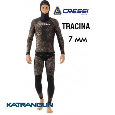 Гидрокостюм для подводной охоты 7 мм Cressi Tracina (штаны с лямками)