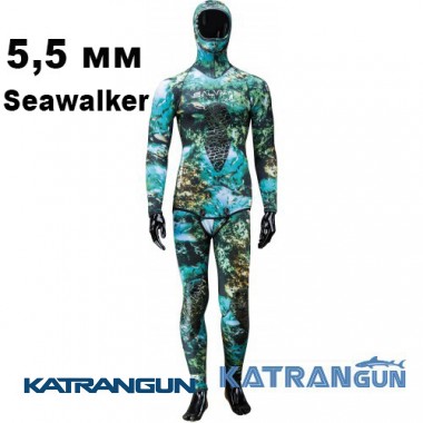 Гідрокостюм для підводного полювання Salvimar Seawalker 5.5 мм