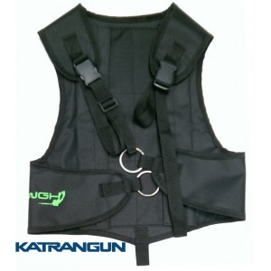 Разгрузочный жилет для подводной охоты WGH; чёрный