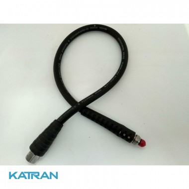 Шланг низкого давления BS Diver Superflex (для второй ступени) 70 см; чёрный