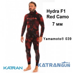 Гідрокостюм Hydra F1 Red Camo 7 мм