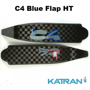 Лопаті карбонові ласт С4 Blue Flap HT