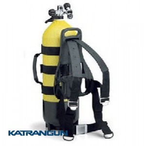 Спинка для баллона с ремнями BS Diver, пластиковая