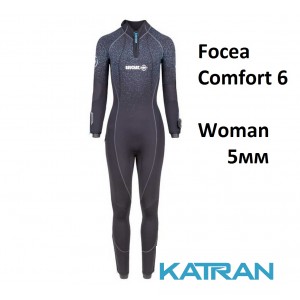 Жіночий гідрокостюм для дайвінгу Beuchat Focea Comfort 6 Woman 5 мм