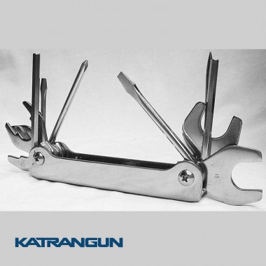 Ключ универсальный BS Diver "DIVING TOOL" (12 раскладных инструментов в одном наборе)