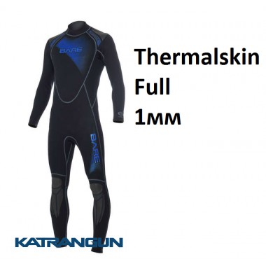 Гидрокостюм для серфинга Bare Thermalskin Full 1 мм