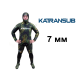 Гидрокостюм  KatranSUB Hunter Camo Green 3D Suiton(2025) толщина 7мм