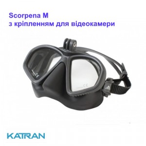 Маска Scorpena M з кріпленням для відеокамери