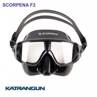 МАСКА SCORPENA F1 APNEA ЧЕРНЫЙ СИЛИКОН