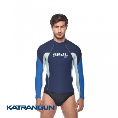 Футболка для плавания с уф защитой Seac Sub Raa Long Evo