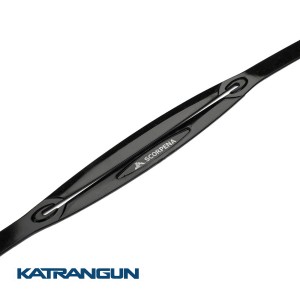 Ремешок для маски Scorpena L, M, K, F чёрный силикон 