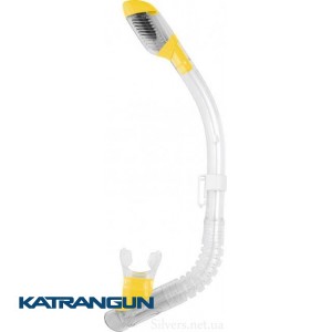 Дитяча трубка для дайвінгу Cressi Sub MiniDry (Dry Junior) жовта