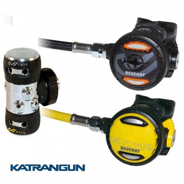 Регулятор для дайвінгу в теплих водах Beuchat V-Twin DIN