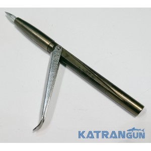 Наконечник для подводных ружей KatranGun, со сменным дюбелем, 1 флажок, удлинённый (длина - 13,5 см)