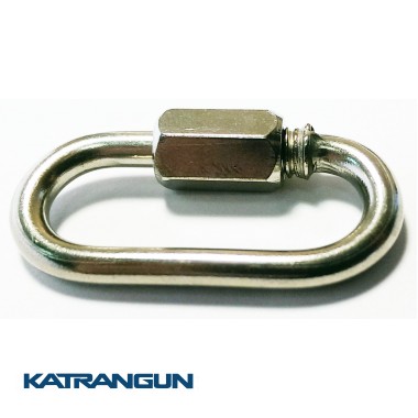 Карабин на подводное ружье BS Diver, 4 см, резьбовой, нержавеющий