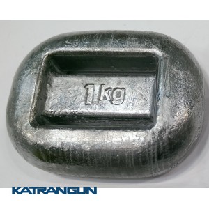 Груз для подводной охоты 1 кг; закруглённый