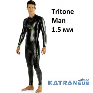 Гідрокостюм для підводного плавання Cressi Sub Tritone Man 1.5 мм
