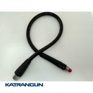 Шланг низького тиску BS Diver Superflex (для другого ступеня) 70 см; чорний