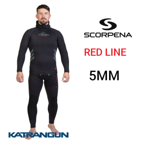 Гидрокостюм для подводной охоты Scorpena Red Line 5мм