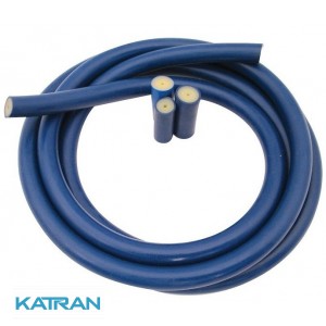 Тяги для підводної рушниці в бухтах Prime Line (на метраж), 18 мм, прозора у синій оболонці