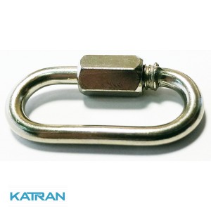 Карабин на подводное ружье BS Diver, 4 см, резьбовой, нержавеющий