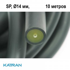 Тяги арбалетів в бухтах Pathos Latex Anaconda; 14 мм SP, чорна 10 метрів