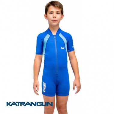 Дитячий гідрокостюм для плавання Cressi Sub Kid Shorty 1,5 мм; синій; для хлопчика