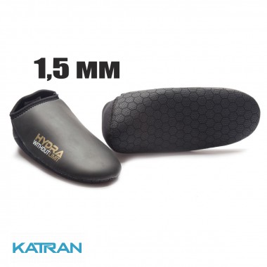 Шкарпетки короткі для фрідайвінга Hydra Gold 1,5 мм