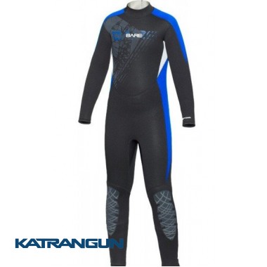 Подростковый гидрокостюм Bare Junior Manta Full 5-4 мм