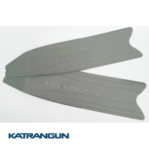 Лопасти для ласт Pelengas Grey, пластиковые, средняя жесткость
