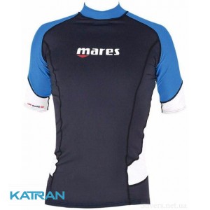 Чоловіча футболка для водних видів спорту Mares Rash Guard (Trilastic); короткий рукав