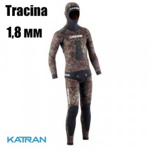 Гідрокостюм для підводного полювання Cressi Sub Tracina 1,8 мм (короткі штани)