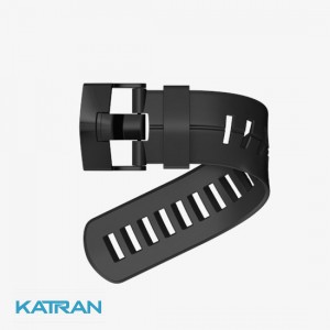 Подовжувач силіконовий ремінець для Suunto DX; чорна пряжка