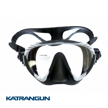 Маска BS Diver Vespa, безрамкова, моноскло, чорний силікон (без боксу)