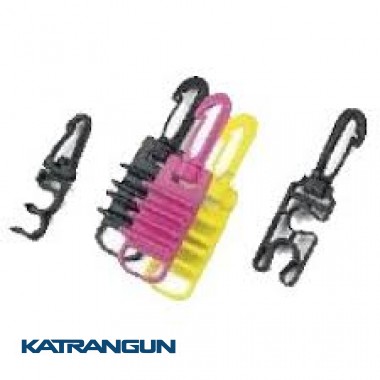 Пластиковий карабін BS DIVER; з тримачами для кріплення шлангів