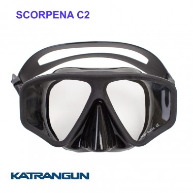 Маска зручної форми для підводного полювання Scorpena C2