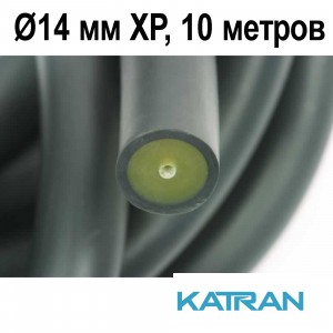 Тяги арбалетов в бухтах Pathos Latex Anaconda; 14 мм XP, черная, 10 метров