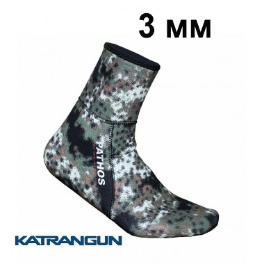 Шкарпетки для полювання Pathos Medi Camo 3 мм